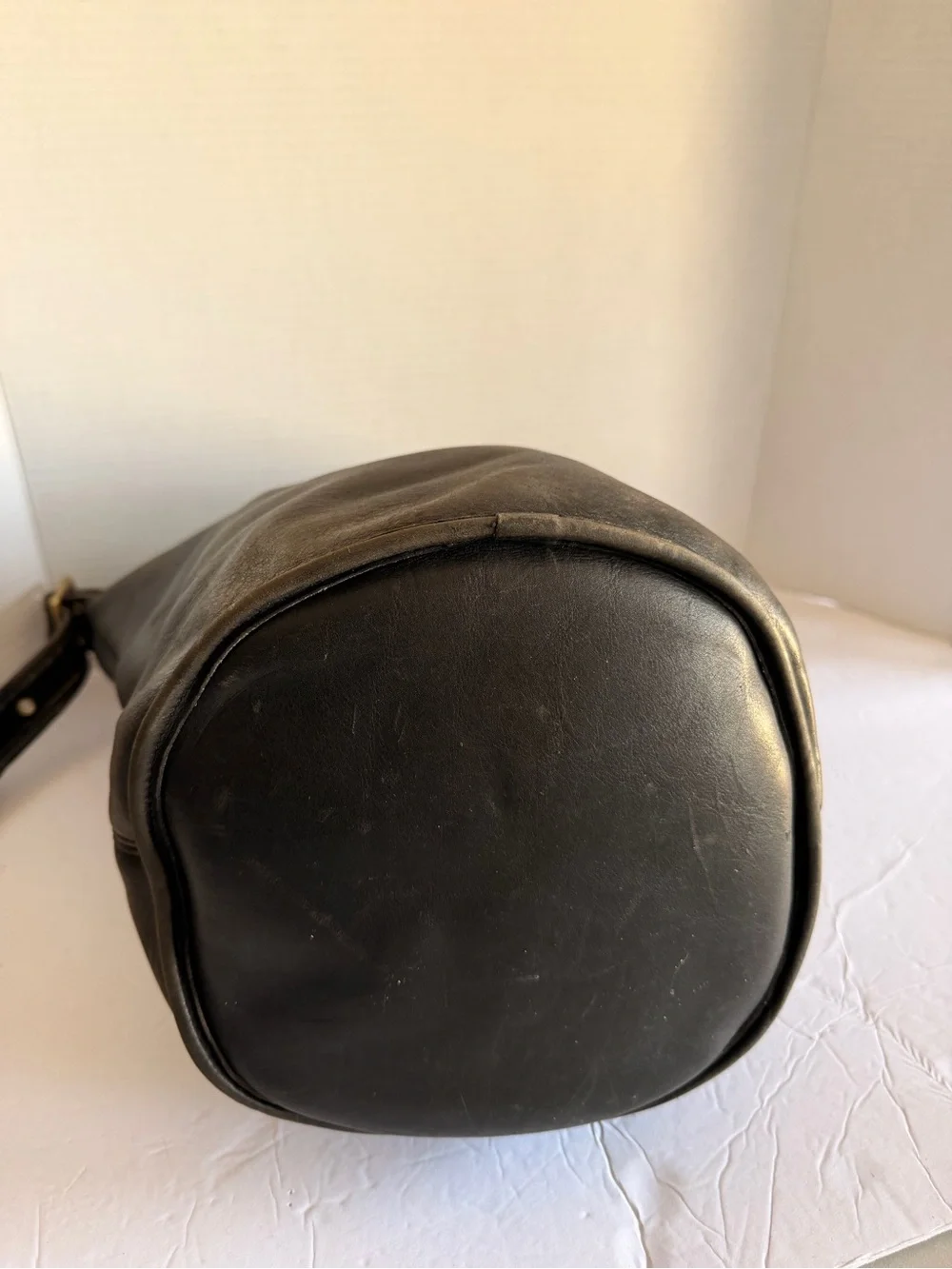 Coach Black Leather Shoulder Hobo Bag(rare)